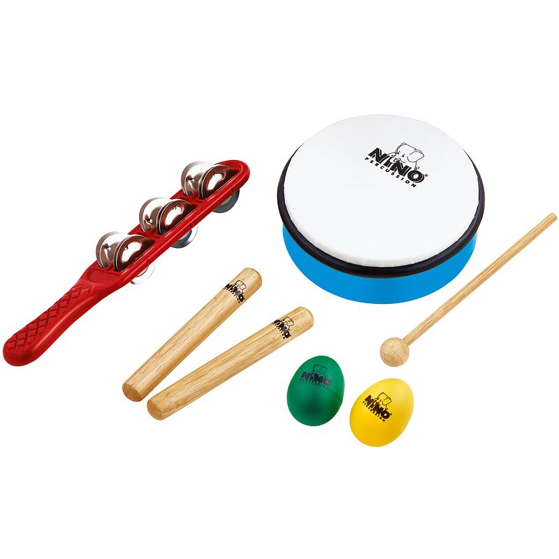 Foto van Nino percussion ninoset3 percussie assortiment vijfdelig