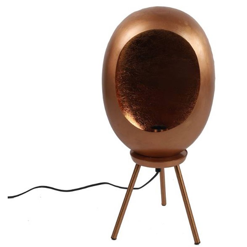 Foto van Non-branded staande lamp eggy 25w 24,5 x 52,5 cm e27 staal koper