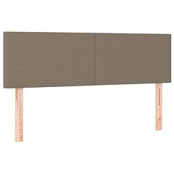 Foto van The living store hoofdbord - klassiek - bedaccessoires - 144 x 5 x 78/88 cm - taupe