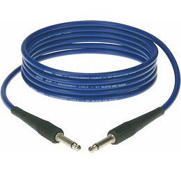 Foto van Klotz kik1.5ppbl jack 6.35mm - jack 6.35mm instrumentenkabel blauw 1.5 m