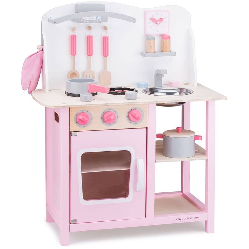 Foto van Keukentje new classic toys appetit roze 60x30x78 cm