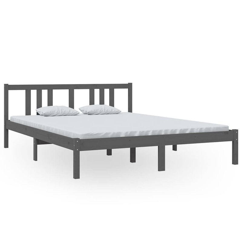 Foto van The living store houten bedframe - the living store - bedframes - afmeting- 205.5 x 155.5 x 69.5 cm - ken- hoogwaardig