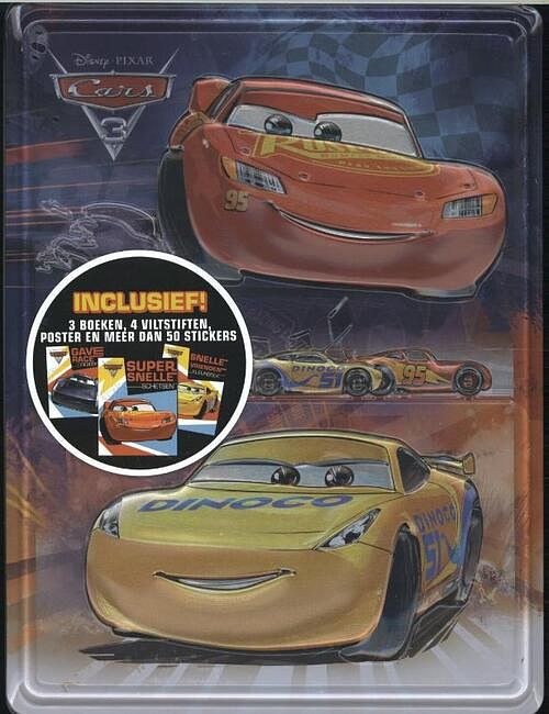 Foto van Disney pixar cars 3 happy tin - paperback (9781527000544)