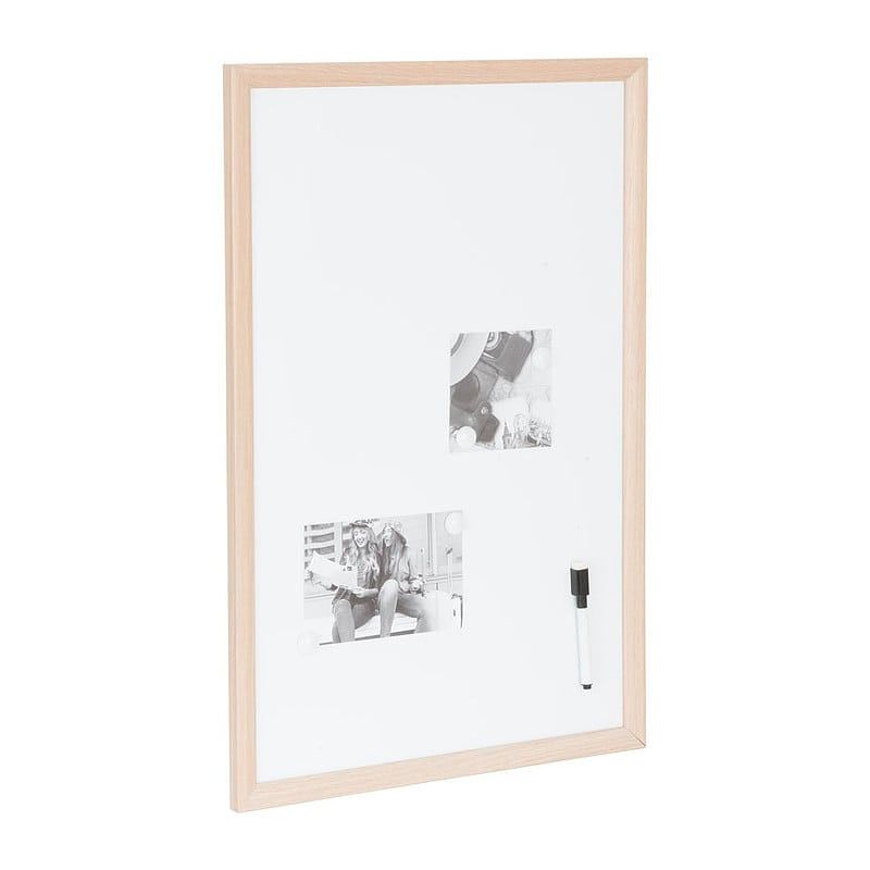 Foto van Whiteboard houten lijst - 40x60 cm