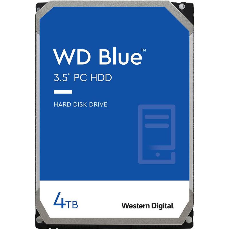 Foto van Western digital blue™ 4 tb harde schijf (3.5 inch) sata iii wd40ezaz bulk