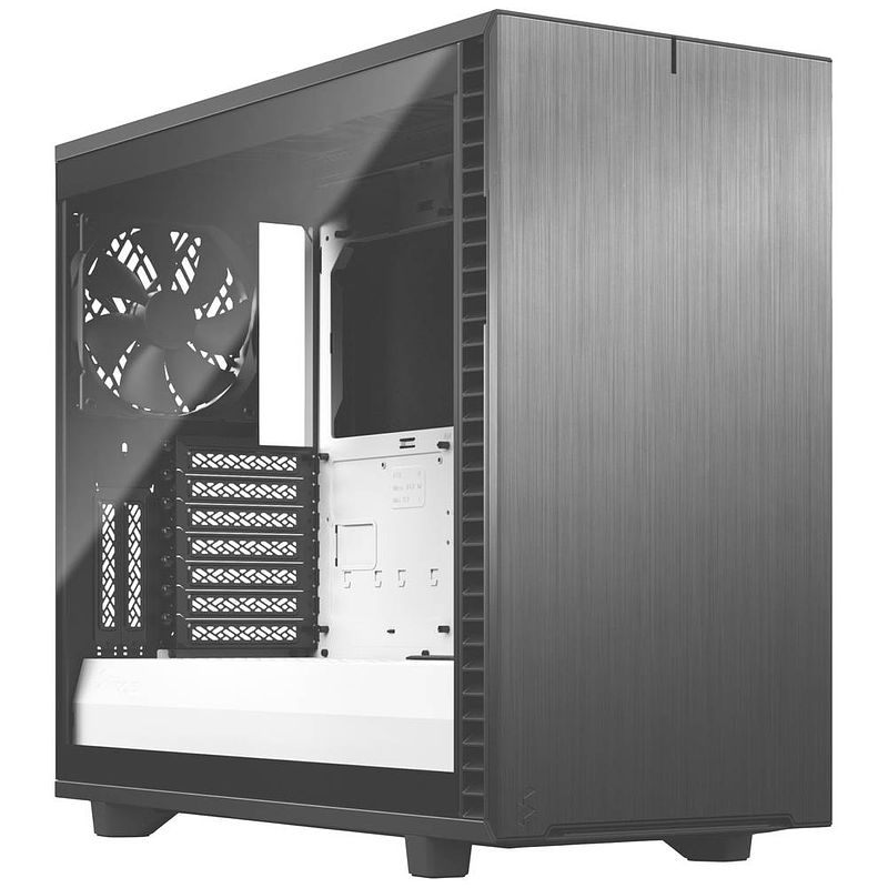 Foto van Fractal design define 7 midi-tower pc-behuizing zwart, wit