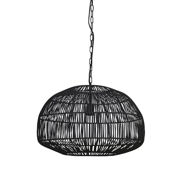 Foto van Light & living - hanglamp temari - 57x57x40 - zwart