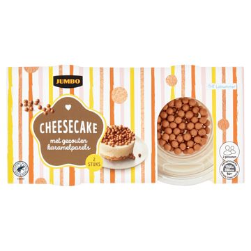 Foto van Jumbo cheesecake met gezouten karamelparels 2 stuks