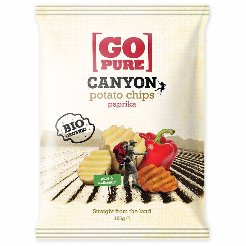 Foto van Go pure canyon chips paprika