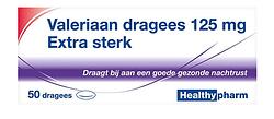 Foto van Healthypharm valeriaan 125mg extra sterk dragees