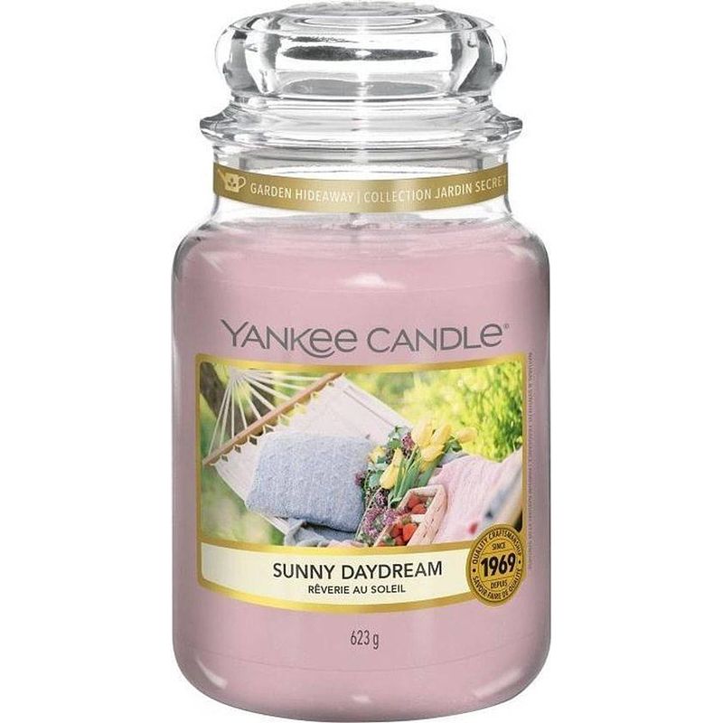 Foto van Yankee candle - sunny daydream geurkaars - large jar - tot 150 branduren