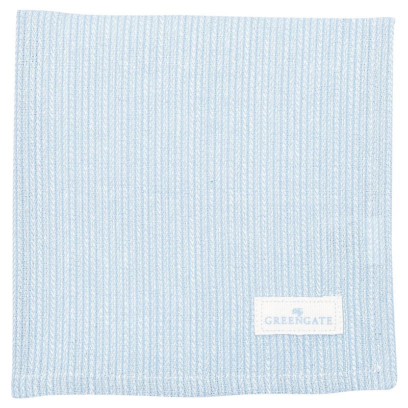 Foto van Greengate katoenen servet alicia pale blue (40 x 40 cm)