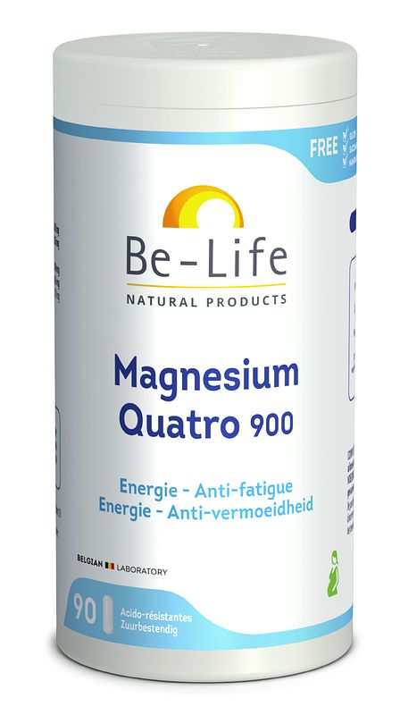 Foto van Be-life magnesium quatro 900 capsules