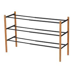 Foto van Yamazaki - expand. shoe rack - plain - black