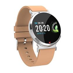 Foto van Parya official - smart watch pp69 - stainless steel - beige