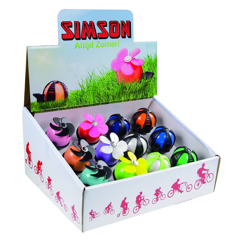 Foto van Simson bellendisplay (12 stuks)