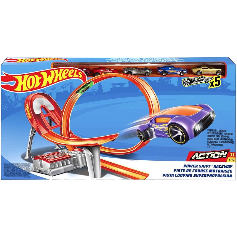 Foto van Hot wheels power shift raceway