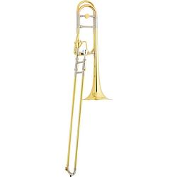 Foto van Xo 1236-lt (gelakt, open wrap, thayer) bb/f trombone met koffer