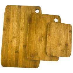 Foto van Orange85 snijplanken - hakbord - set van 3 - verschillende maten - bruin - bamboe