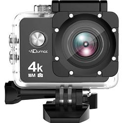 Foto van Qumax 4k action camera met accessoires - vlog camera actioncam - wifi - waterdichte case - afstandsbediening - complete