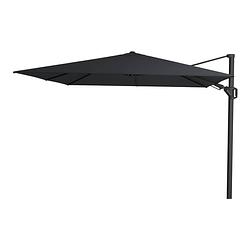 Foto van Platinum challenger rechthoek parasol t2 premium - 3x3 m. - jet black