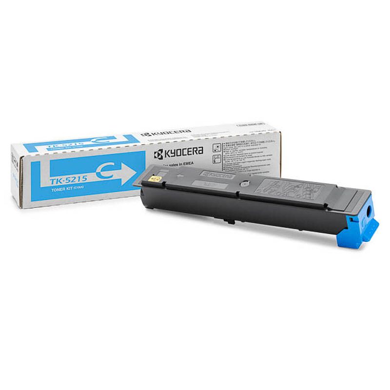 Foto van 1t02r6cnl0 kyocera tk5215c ta toner cyan