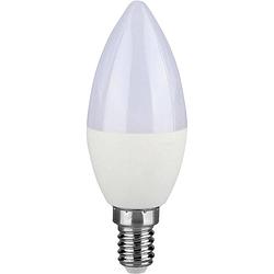 Foto van V-tac 259 led-lamp energielabel f (a - g) e14 kaars 4.5 w = 40 w natuurwit (ø x l) 37 mm x 100 mm 1 stuk(s)