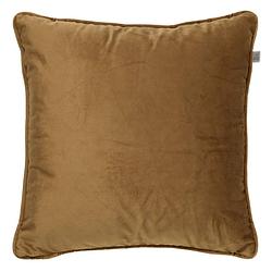 Foto van Dutch decor finn - kussenhoes velvet tobacco brown 60x60 cm - bruin - bruin