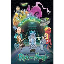 Foto van Pyramid rick and morty toilet adventure poster 61x91,5cm