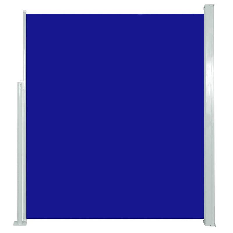 Foto van Vidaxl windscherm uittrekbaar 160x500 cm blauw