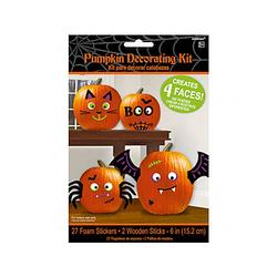 Foto van Pompoen halloween decoratie kit 29-delig - foam stickers - feestdecoratievoorwerp