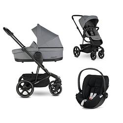 Foto van Easywalker kinderwagen 3 in 1 harvey3 fossil grey + cybex autostoel