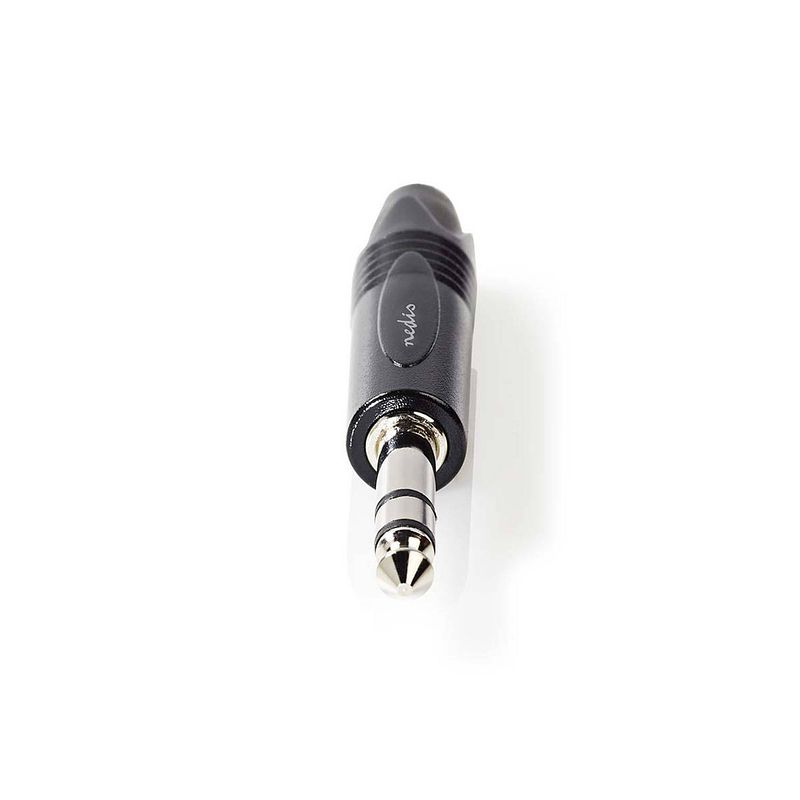 Foto van Nedis 6,35 mm audioconnector - cotp23901bk - zwart