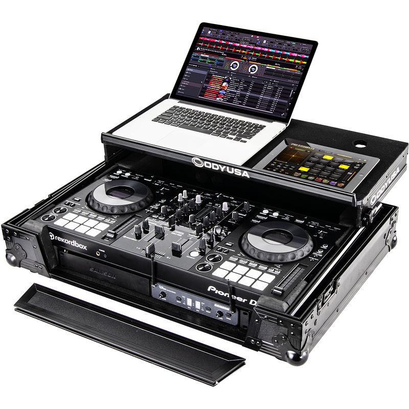 Foto van Odyssey fzgspiddj8001bl flightcase voor pioneer ddj-800 zwart