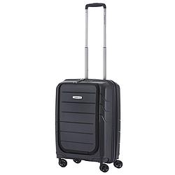 Foto van Carryon mobile worker - handbagage koffer 55cm tsa - zakelijke trolley met laptopvak - zwart