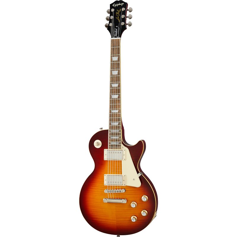 Foto van Epiphone les paul standard 's60s iced tea elektrische gitaar