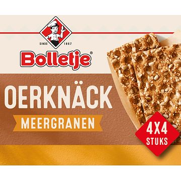 Foto van Bolletje oerknack meergranen 4 x 4 stuks 285g bij jumbo