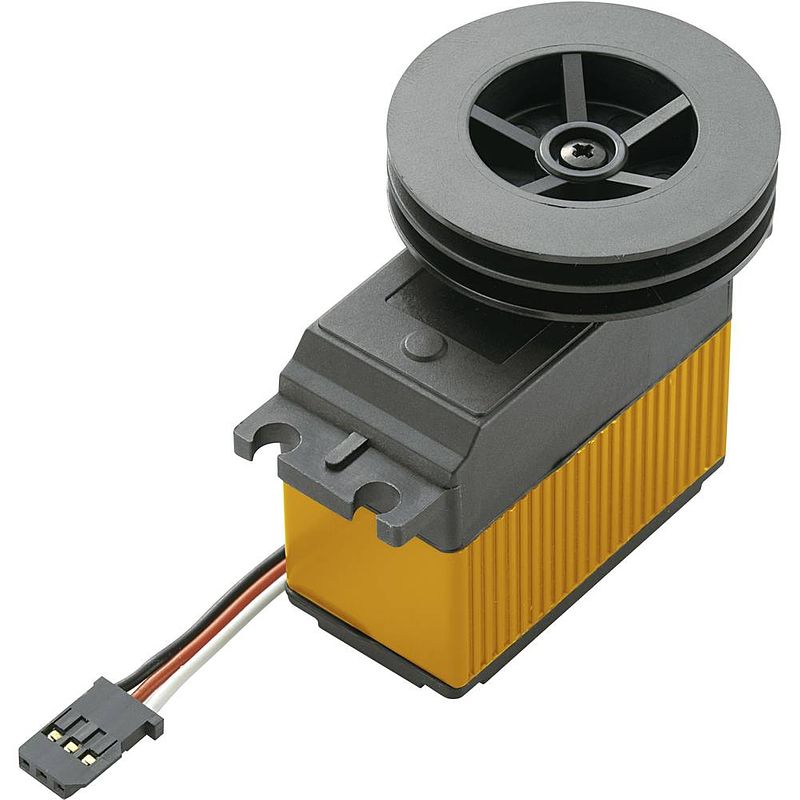 Foto van Modelcraft zeillierservo rs-10 digitale servo materiaal (aandrijving): kunststof stekkersysteem: jr