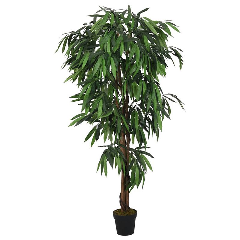 Foto van Vidaxl kunstplant mangoboom 300 bladeren 80 cm groen