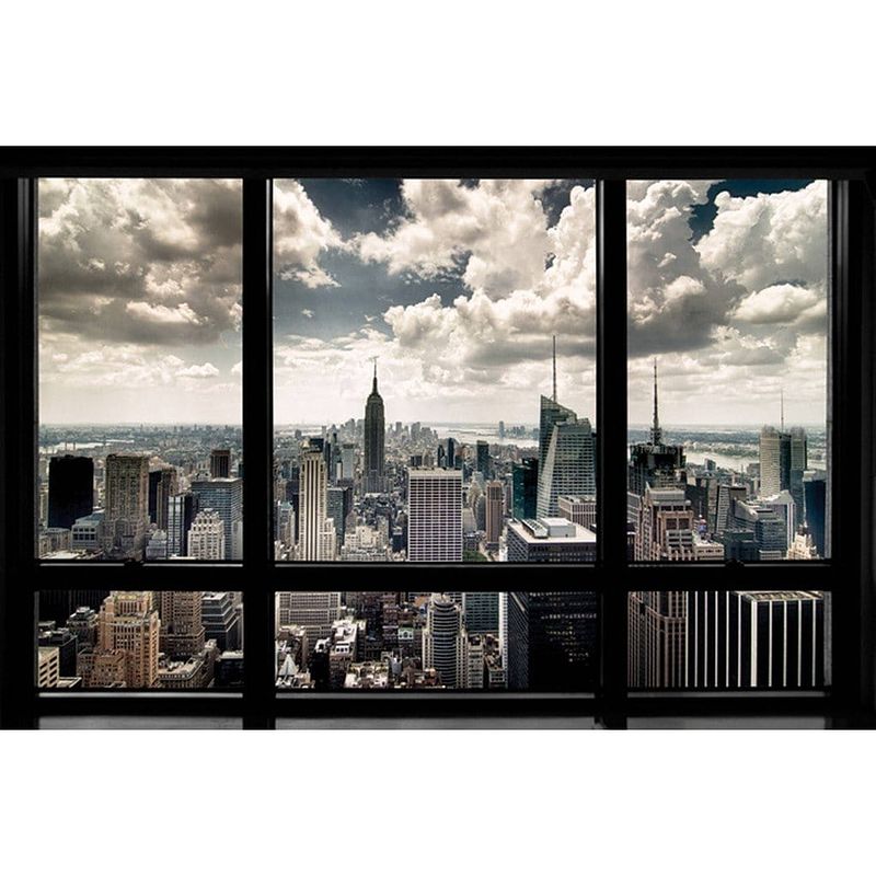 Foto van Pyramid new york window poster 91,5x61cm