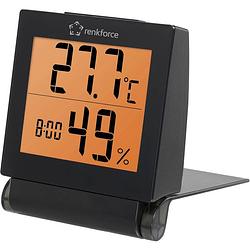 Foto van Renkforce renkforce thermo- en hygrometer zwart