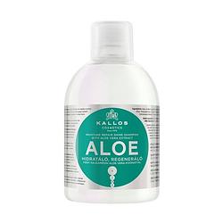 Foto van Kjmn aloë vera moisture repair shine shampoo regenererende en hydraterende haarshampoo 1000ml