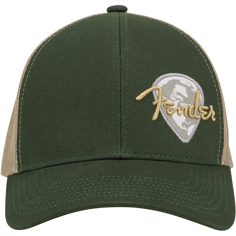 Foto van Fender globe pick patch hat green/khaki one size