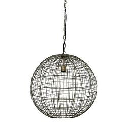 Foto van Light & living - hanglamp mirana - 55x55x55 - brons