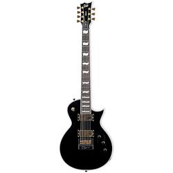 Foto van Esp ltd deluxe ec-1007b baritone evertune black 7-snarige elektrische gitaar