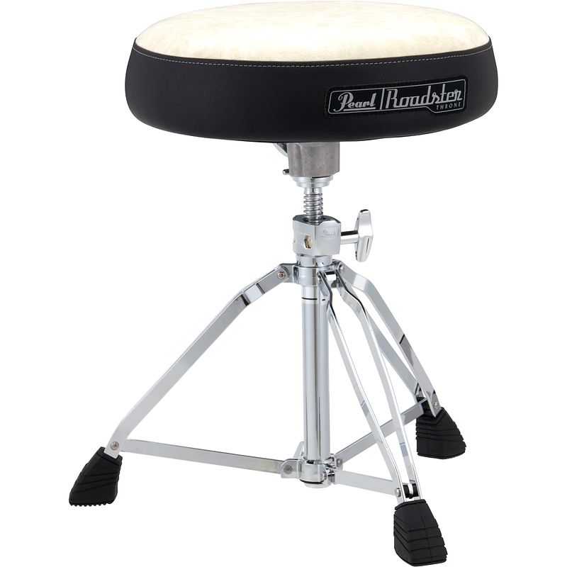 Foto van Pearl d-1500wst roadster drumkruk met witte, stoffen top