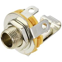 Foto van Tru components tc-10336004 jackplug 6.35 mm bus, inbouw verticaal aantal polen: 2 1 stuk(s)