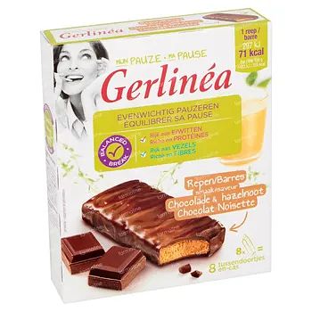 Foto van Gerlinéa reep chocolade hazelnoot