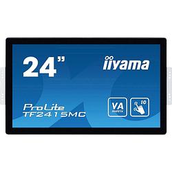 Foto van Iiyama prolite tf2415mc touchscreen monitor energielabel: f (a - g) 60.5 cm (23.8 inch) 1920 x 1080 pixel 16:9 16 ms hdmi, vga, displayport, rj45, jackplug va