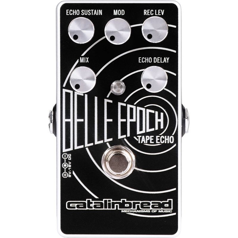 Foto van Catalinbread belle epoch tape echo - black on silver delay effectpedaal